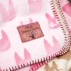 Kikis kleiner Lieferservice - Jiji Silhouette Flauschdecke mit Teddyfell