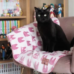 Kikis kleiner Lieferservice - Jiji Silhouette Flauschdecke mit Teddyfell