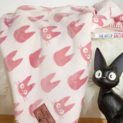 Kikis kleiner Lieferservice - Jiji Silhouette Flauschdecke mit Teddyfell