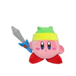 Kirby Plüschfigur Kirby mit Schwert 12 cm