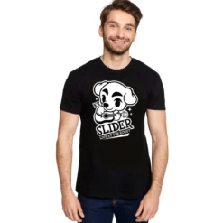 K.K. Slider T-Shirt für Animal Crossing Fans schwarz