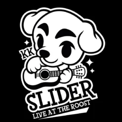 K.K. Slider T-Shirt für Animal Crossing Fans schwarz