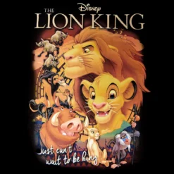 König der Löwen - Poster T-Shirt schwarz