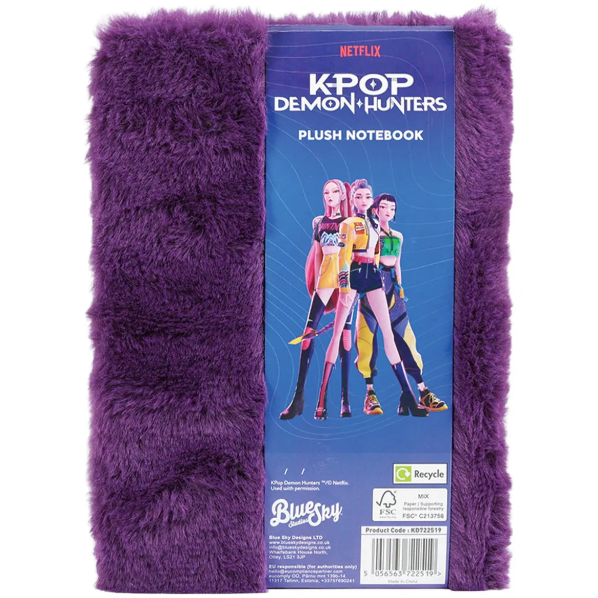 KPop Demon Hunters A5 Notizbuch Huntr/x Plush