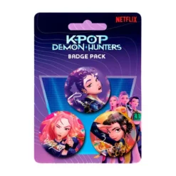 KPop Demon Hunters Ansteck-Buttons 3er-Pack