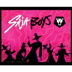 KPop Demon Hunters Collector Print Poster im Rahmen Saja Boys Idol