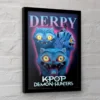 KPop Demon Hunters Collector Print Poster im Rahmen Derpy