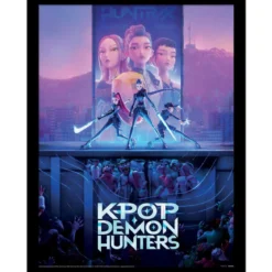 KPop Demon Hunters Collector Print Poster im Rahmen Movie