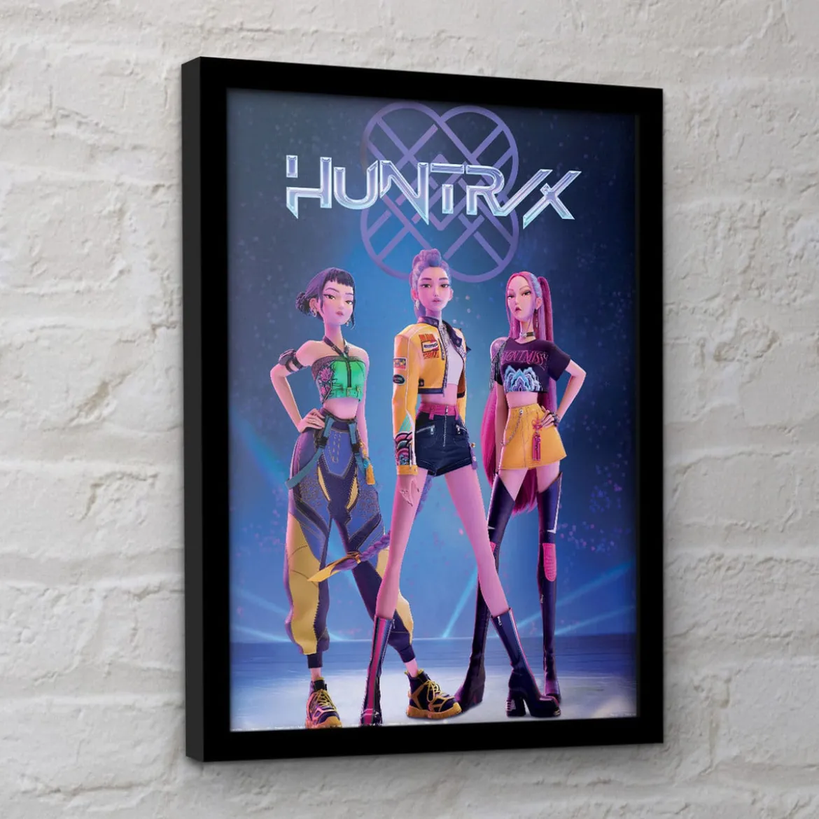 KPop Demon Hunters Collector Print Poster im Rahmen Huntrix