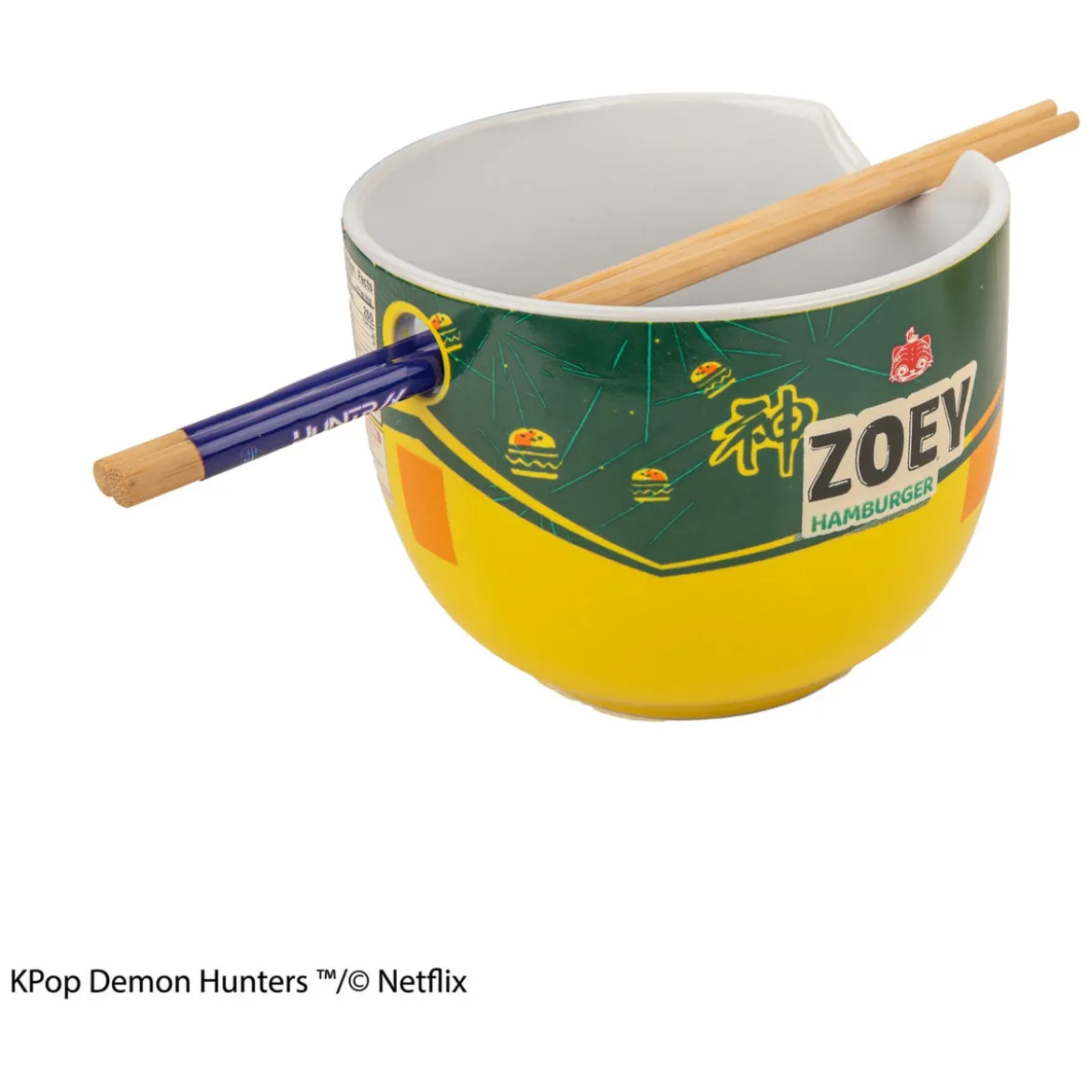 KPop Demon Hunters Ramen-Schüssel mit Stäbchen Zoey