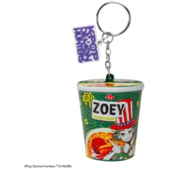 KPop Demon Hunters Squishy Schlüsselanhänger Zoey Hamburger