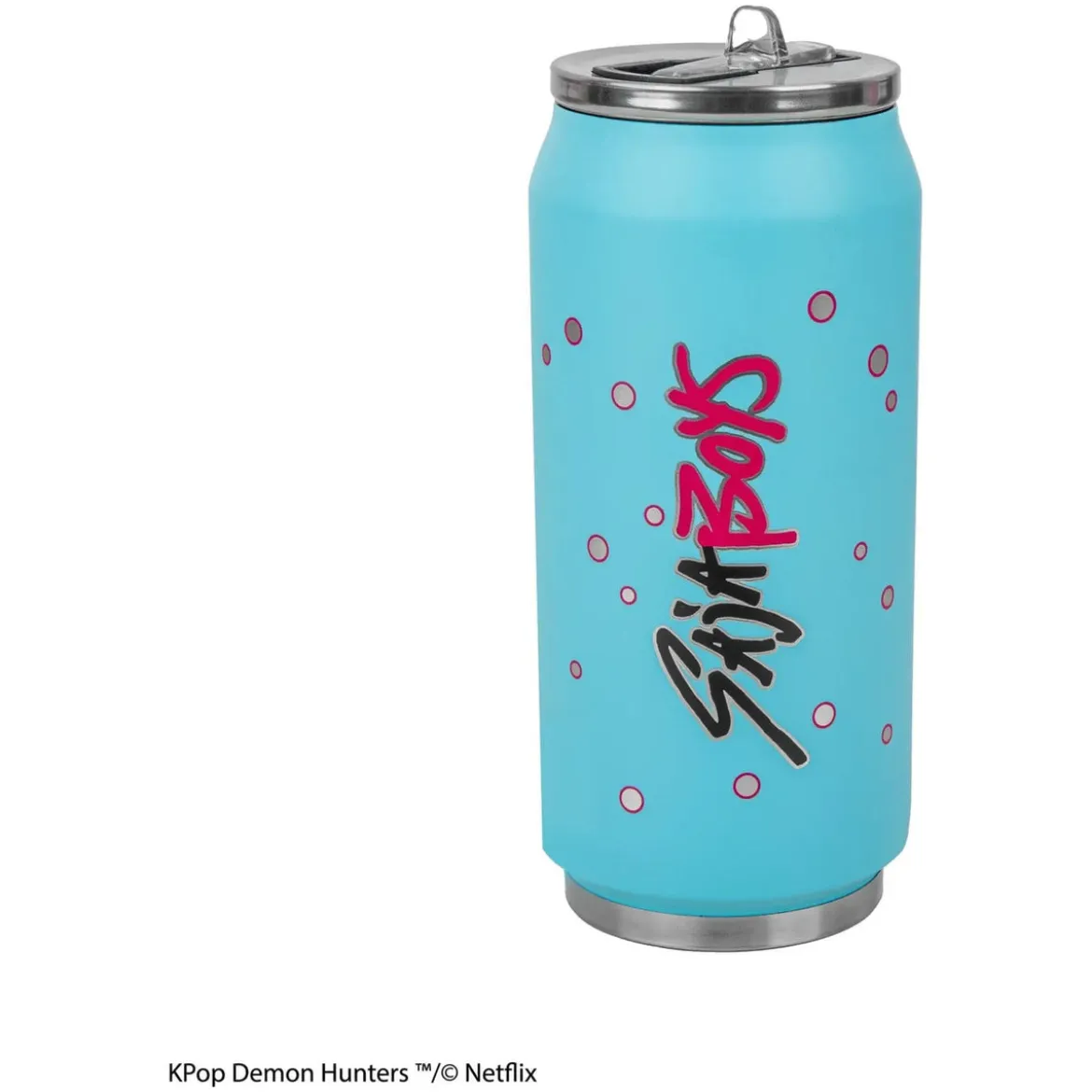 KPop Demon Hunters Thermobecher mit Strohhalm Soda Pop Can
