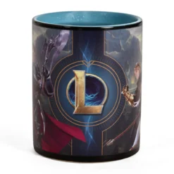 League of Legends - Team Blau vs Team Rot Thermoeffekt Tasse