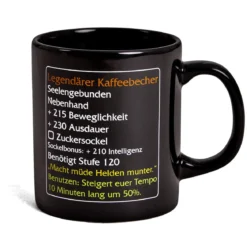 Legendärer Kaffeebecher - MMO Item Fan Tasse Level 120