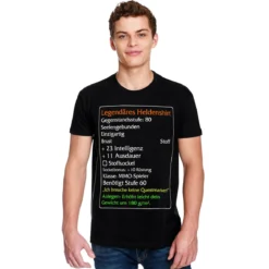 Level-60-Item Legendäres Helden Classic T-Shirt schwarz