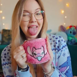 Lilo & Stitch - Angel Tasse mit Plüschüberzug