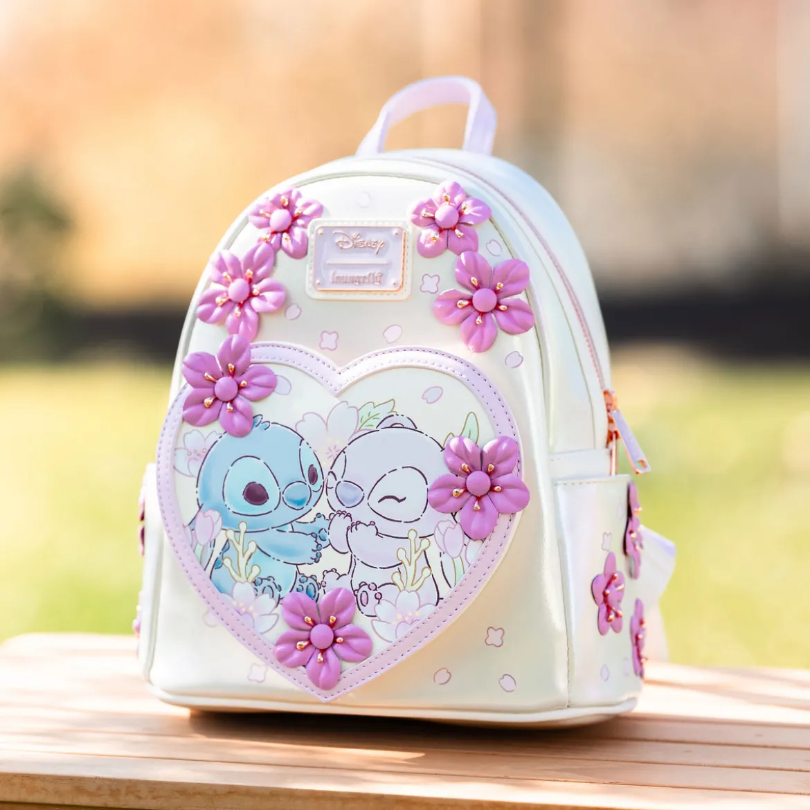 Lilo & Stitch - Angel und Stitch Blüten Mini Rucksack
