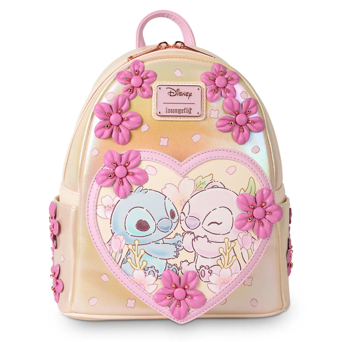 Lilo & Stitch - Angel und Stitch Blüten Mini Rucksack