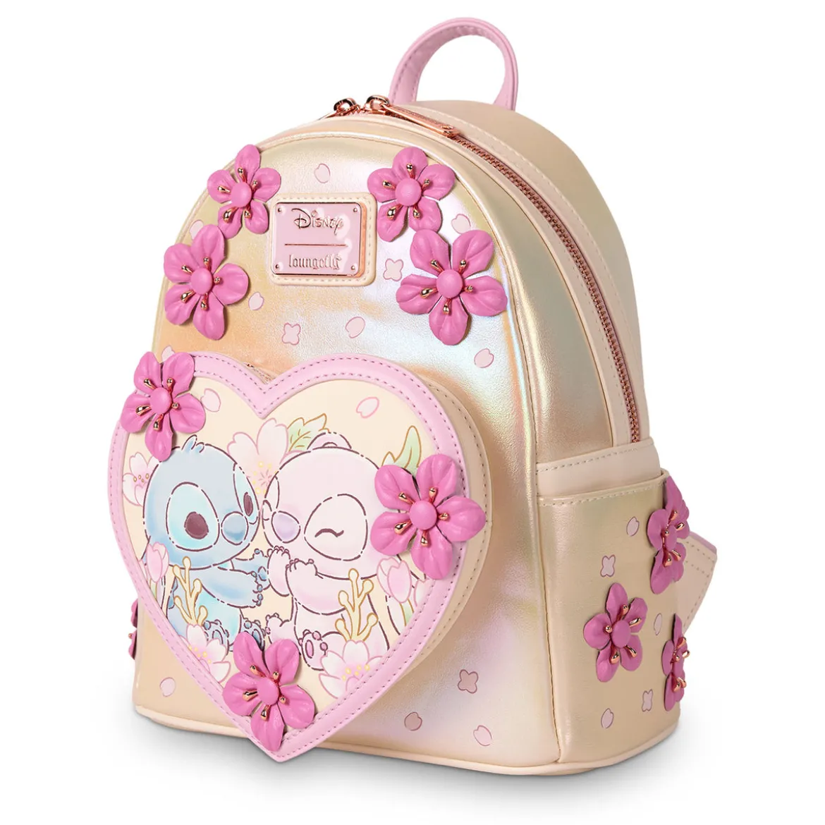 Lilo & Stitch - Angel und Stitch Blüten Mini Rucksack