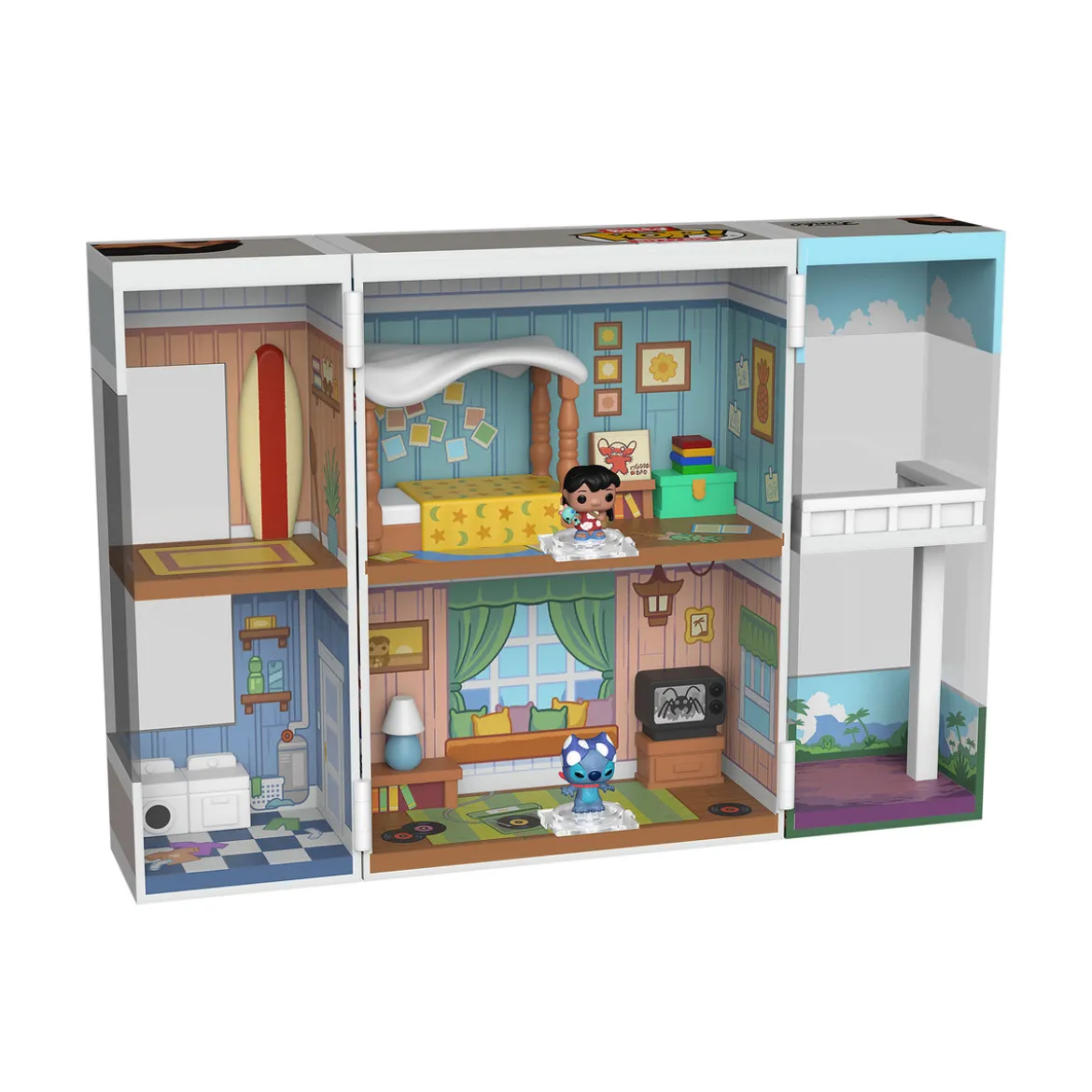 Lilo & Stitch - Lilos Home Funko Bitty Pop Display mit 2 Figuren