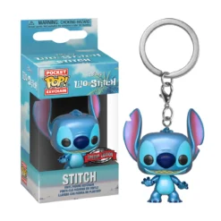 Lilo & Stitch - Metallic Stitch Funko Pop Schlüsselanhänger
