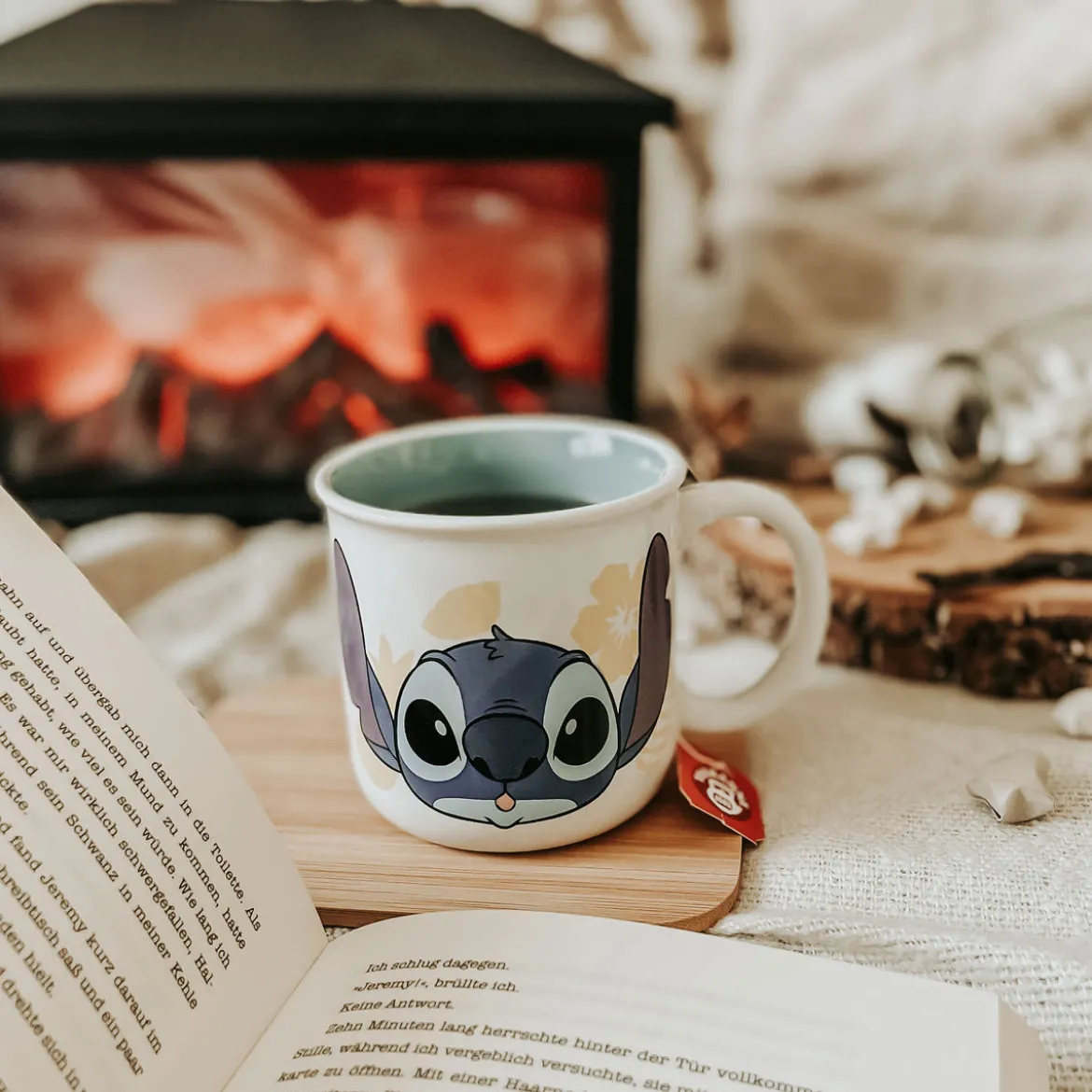 Lilo & Stitch - Tasse Stitch Palms