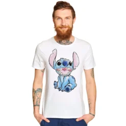 Lilo & Stitch - T-Shirt Stitch weiß