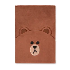 Line Friends - Brown Plüsch Notizbuch A5