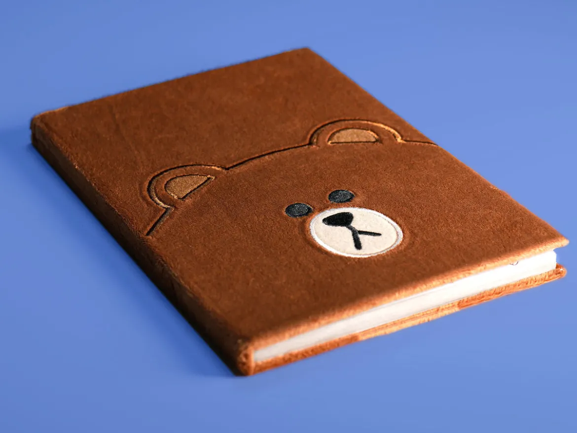 Line Friends - Brown Plüsch Notizbuch A5