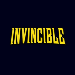 Logo T-Shirt für Invincible Fans blau