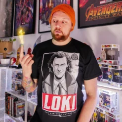 Loki Square T-Shirt schwarz