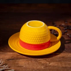Luffy Strohhut Tasse mit Untertasse - One Piece