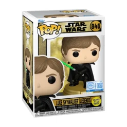 Luke Skywalker Glow in the Dark Funko Pop Wackelkopf-Figur - Star Wars