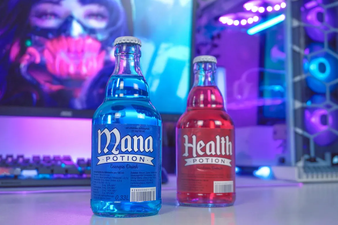 Mana Potion Flasche Energie Drink - 6er Pack