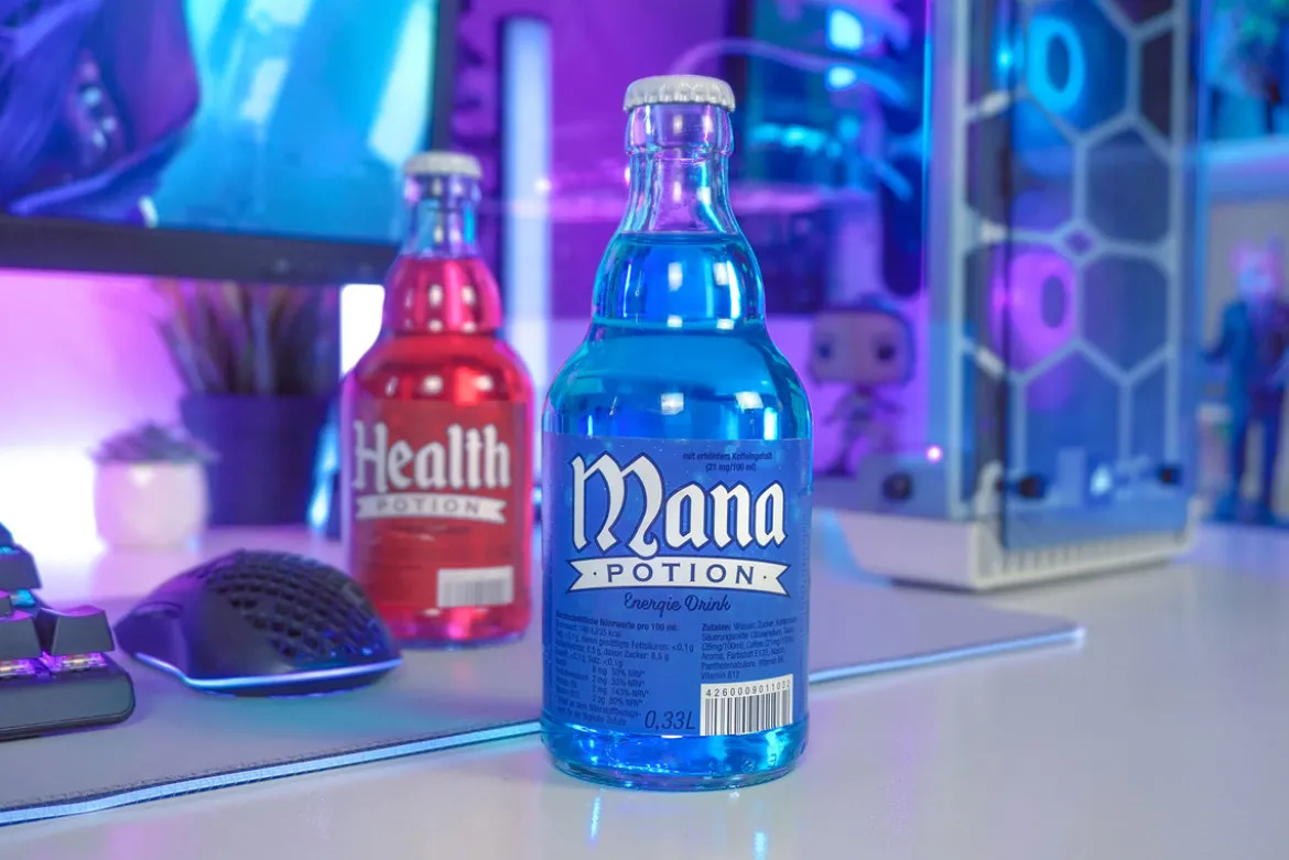 Mana Potion Flasche Energie Drink - 6er Pack