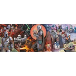 Mandalorianer mit Grogu Puzzle - Star Wars The Mandalorian