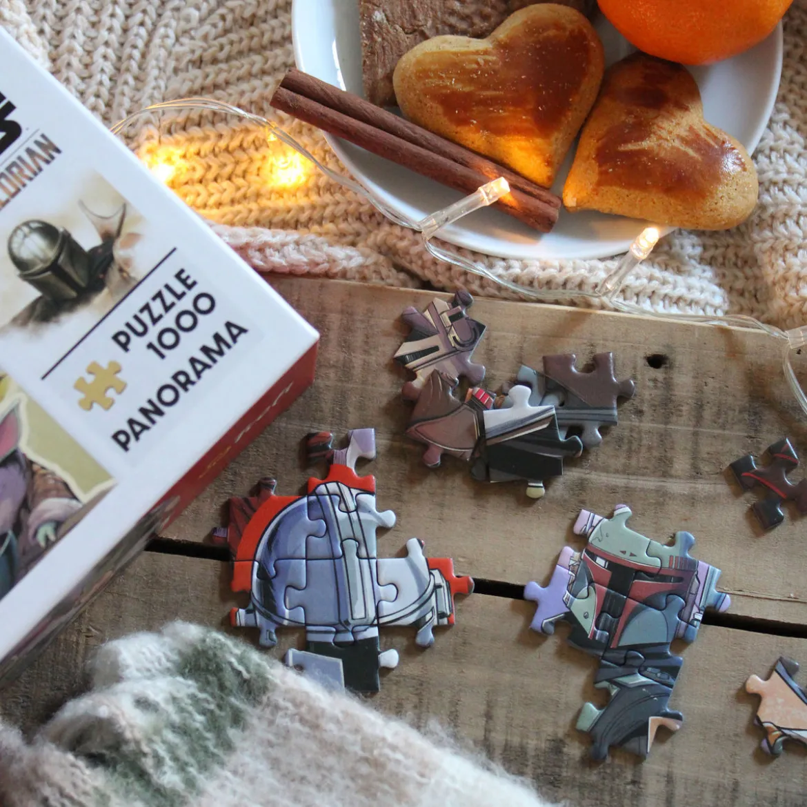 Mandalorianer mit Grogu Puzzle - Star Wars The Mandalorian
