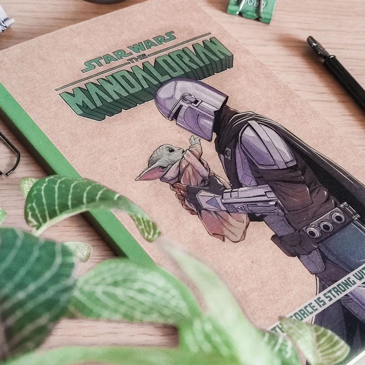 Mandalorianer mit Grogu Schreibset - Star Wars The Mandalorian
