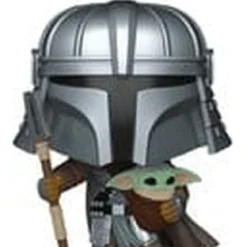 Mandalorian mit Grogu Funko Pop Wackelkopf-Figur