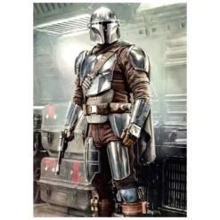 Mando Fight Fototapete - Star Wars The Mandalorian