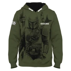 Mando Hoodie Kinder grün - Star Wars The Mandalorian