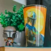 Mando mit Grogu Glas - Star Wars The Mandalorian