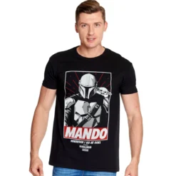 Mando Wherever I Go He Goes T-Shirt schwarz - Star Wars The Mandalorian