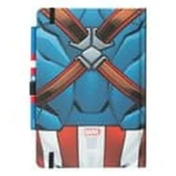 Marvel Captain America Premium Notizbuch mit Stift Uniform