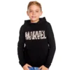 Marvel Comic Logo Hoodie Kinder schwarz