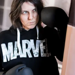 Marvel - Comic Logo Hoodie schwarz