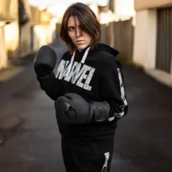 Marvel - Comic Logo Hoodie schwarz