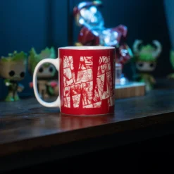 Marvel - Comic Logo Thermoeffekt Tasse