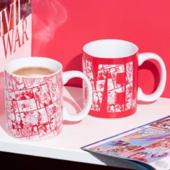 Marvel - Comic Logo Thermoeffekt Tasse