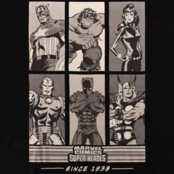 Marvel Comics - Super Heroes Since 1939 Oversize T-Shirt schwarz